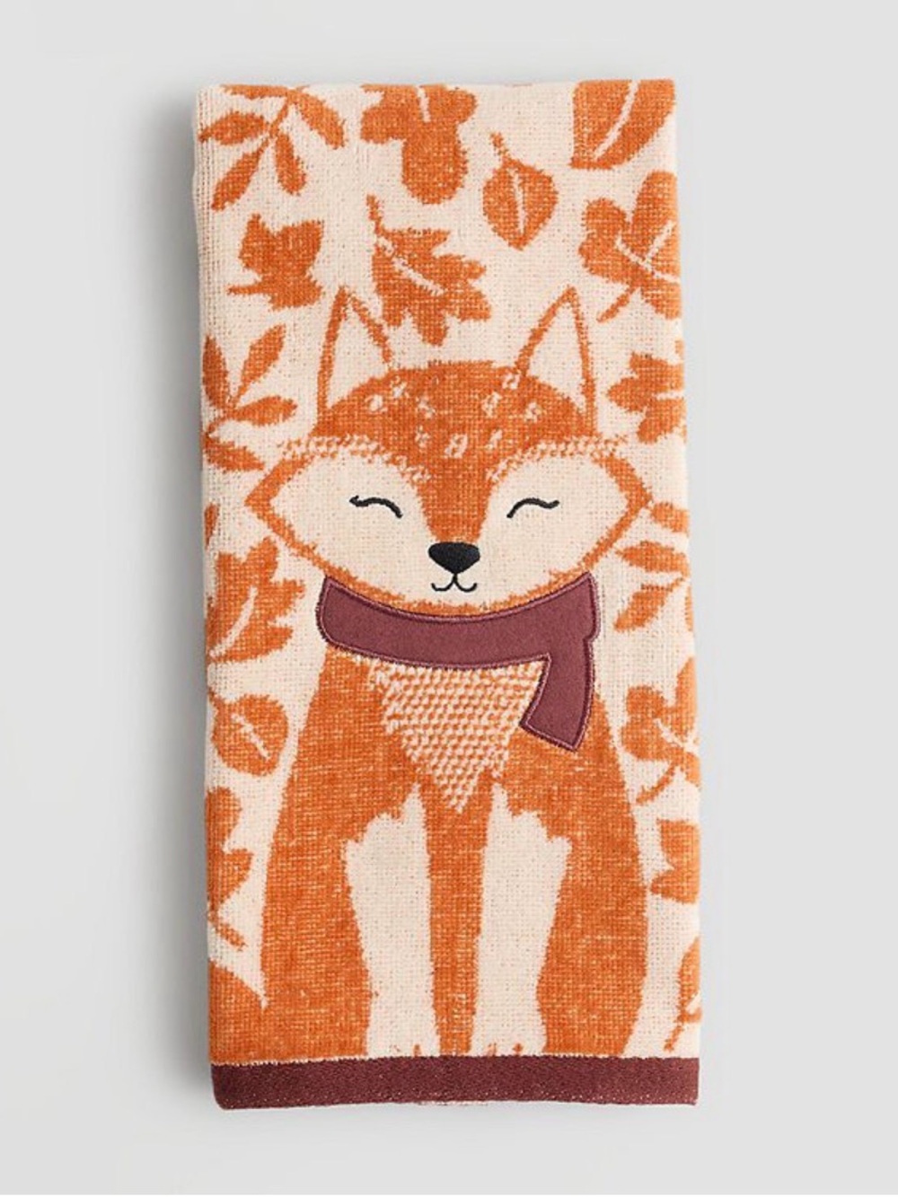 🦊 NWT Celebrate Together Fall Fox Hand Towel 🍂